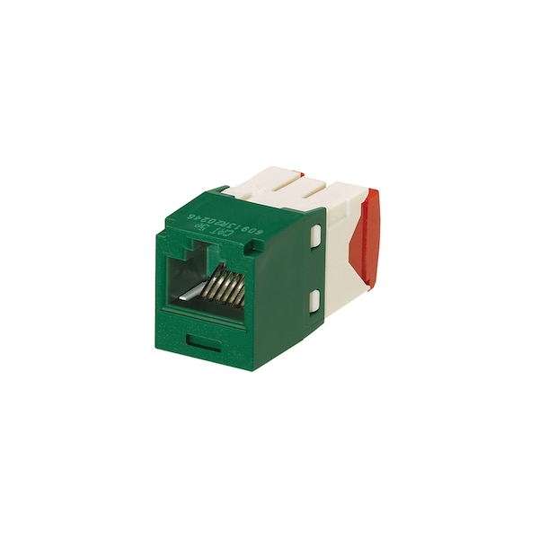 Panduit 1-PORT MOD JACK IDC 8W8P UTP, T568A/B CAT5E IP1 MINI-COM CJ5E88TGGR